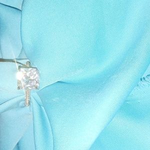 Silver ring with Cubic Zirconia